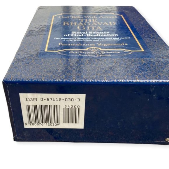 Hardcover The Bhagavad Gita God Realization Book Set of 2 Paramahansa Yoga Books - Picture 7 of 8